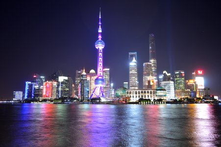 Shanghai, China, Night