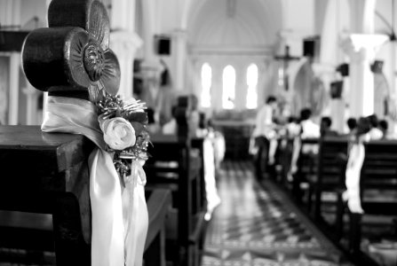 Pews, Wedding, Church photo
