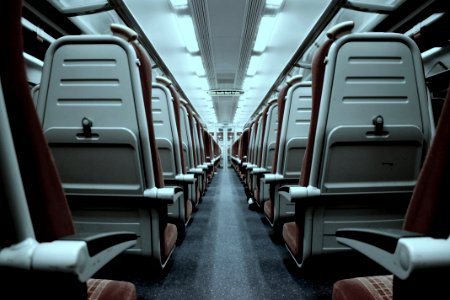 photo of train interior photo