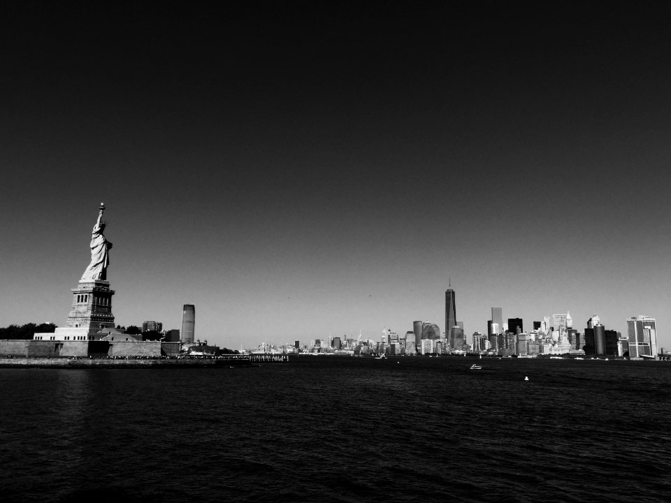 World trade, Statue of liberty, Skyline