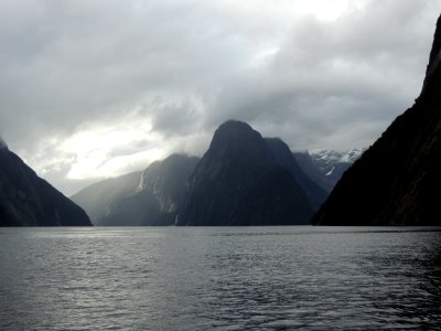 Fjord, Sea, Mountain photo