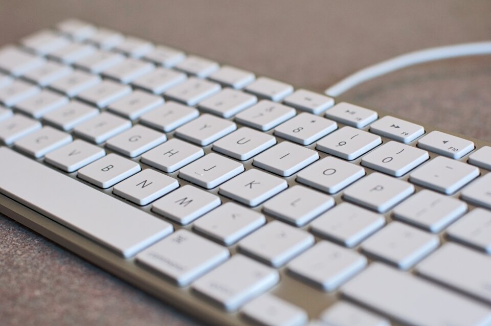 Desktop office gray computer