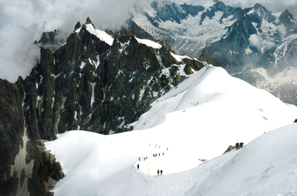 France, Mont blanc massif, Walking