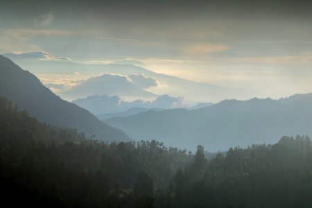 Mount bromo, Indonesia, Fog