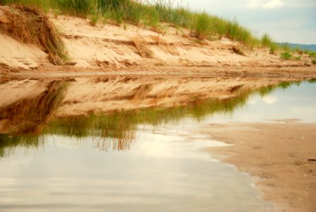 Bass lake outlet   swimming area, Pentwater, United states