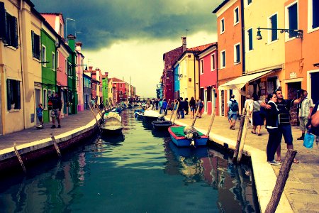 Venice, Burano, Italy photo