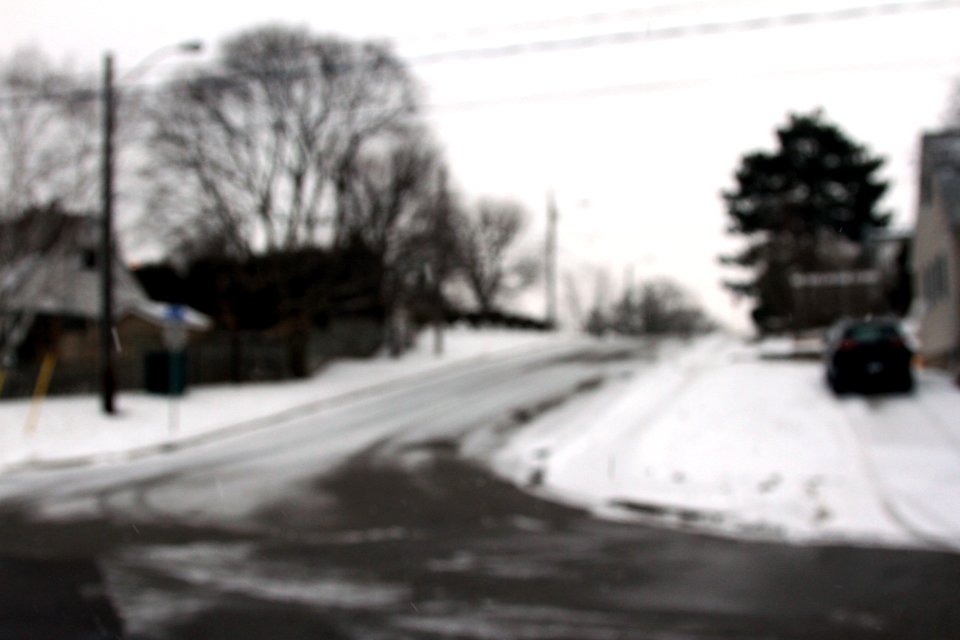 Road, Winter, Suburbs