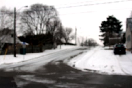 Road, Winter, Suburbs photo