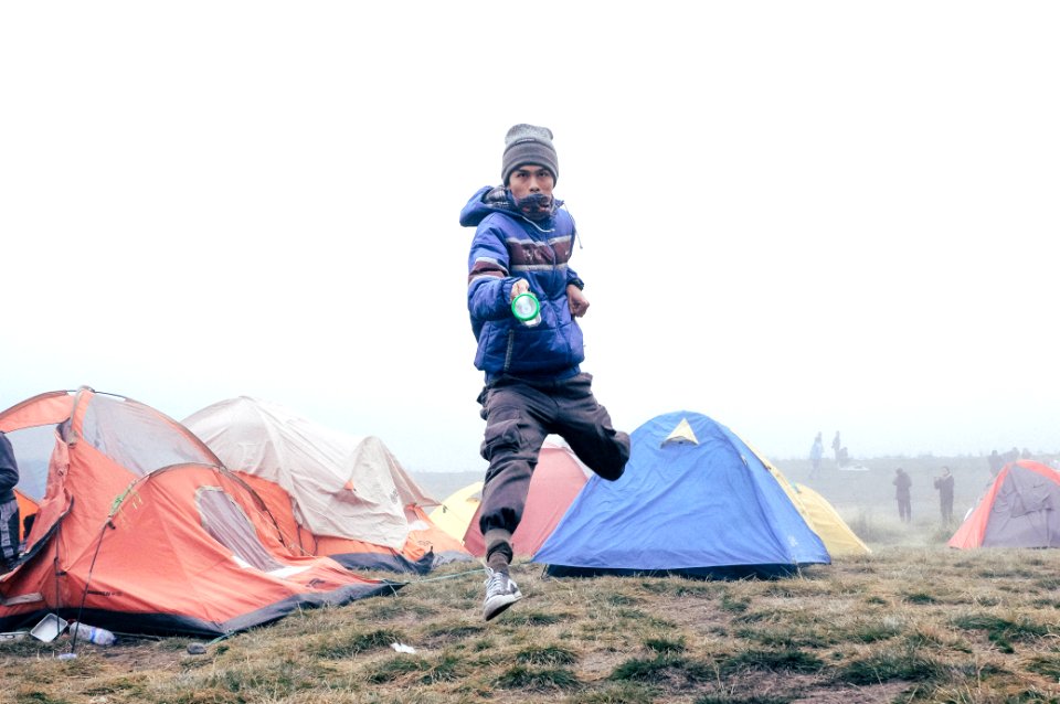 Ranu kumbolo, Indonesia, Jump