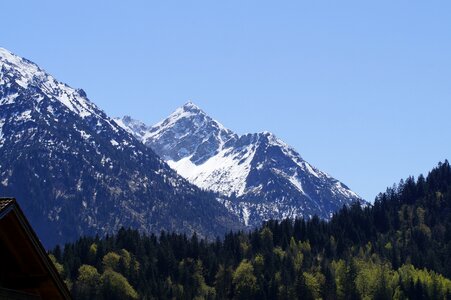 Landscape panorama allgäu alps