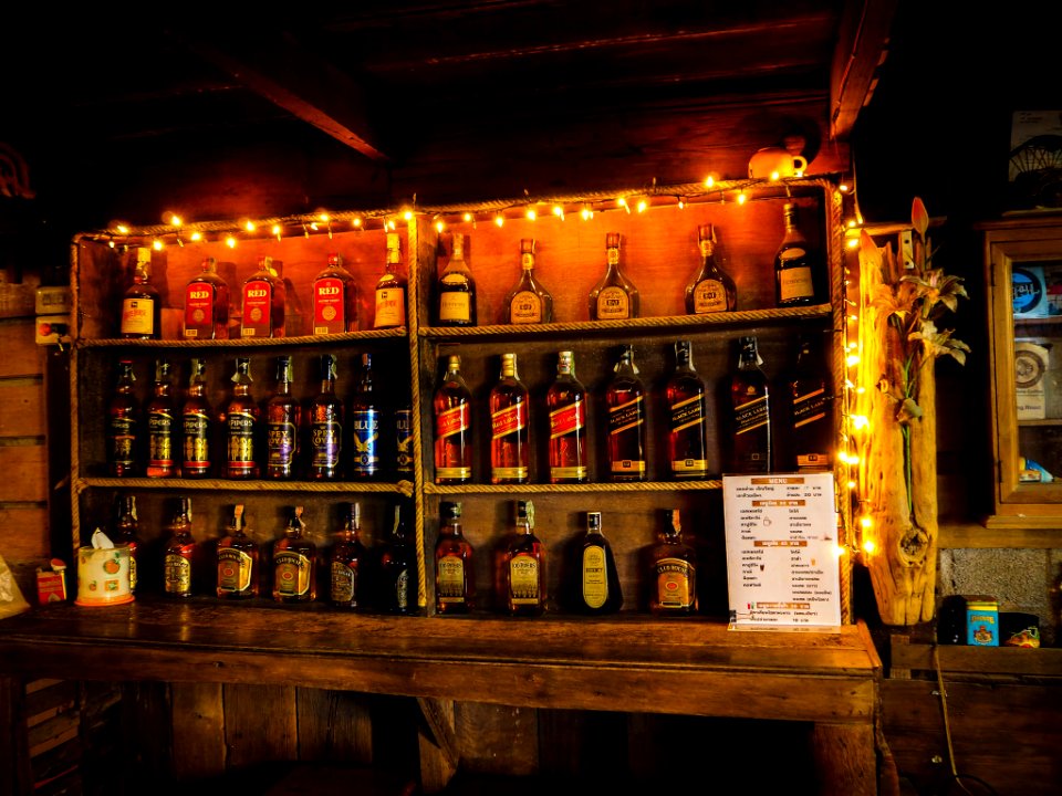 Shelf, Vodka, Alcohol