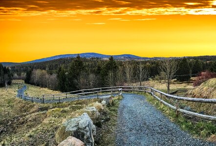 Boulder mountain landscape