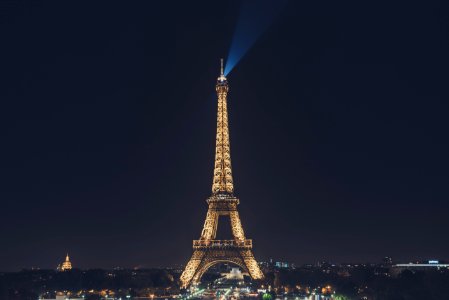 Eiffel Tower, Paris during nighttime photo