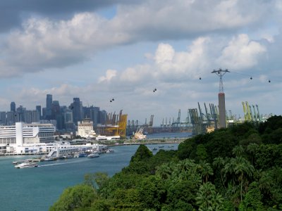 Singapore, Sentosa, Rain clouds