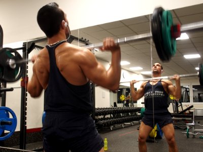 Weights, Training, Man photo