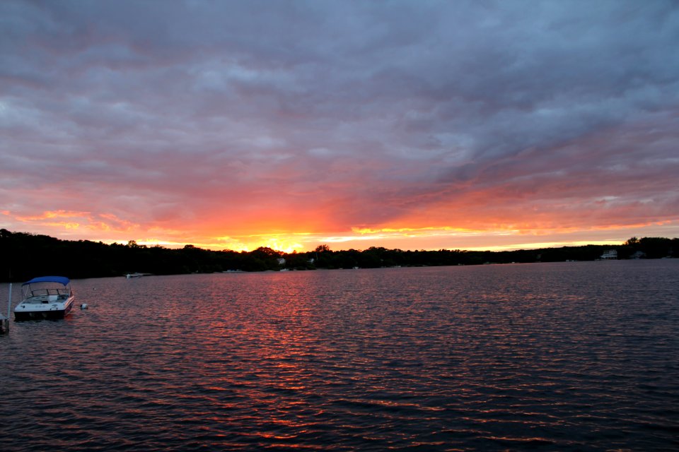New England, Cape cod, Sunset