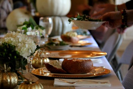 Place setting, Lunch, Pumpkins photo