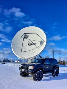 Icel, Reykjavk, Satellite dish photo