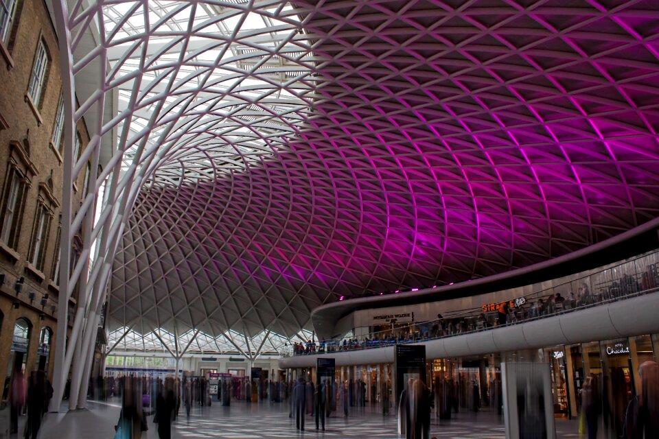 Railway station interior transport
