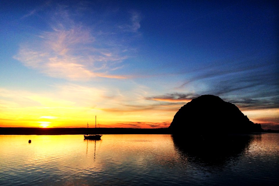 Sailboat, Rock, Boat