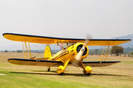 Plane fly aviator photo