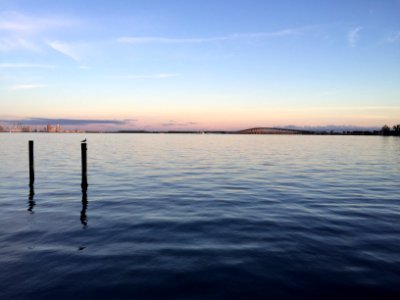 Sunset, Scape, See