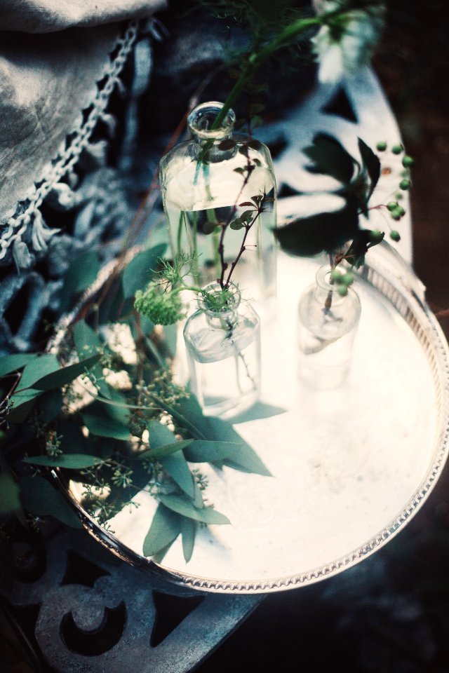 Mood, Glass bottles, Green photo