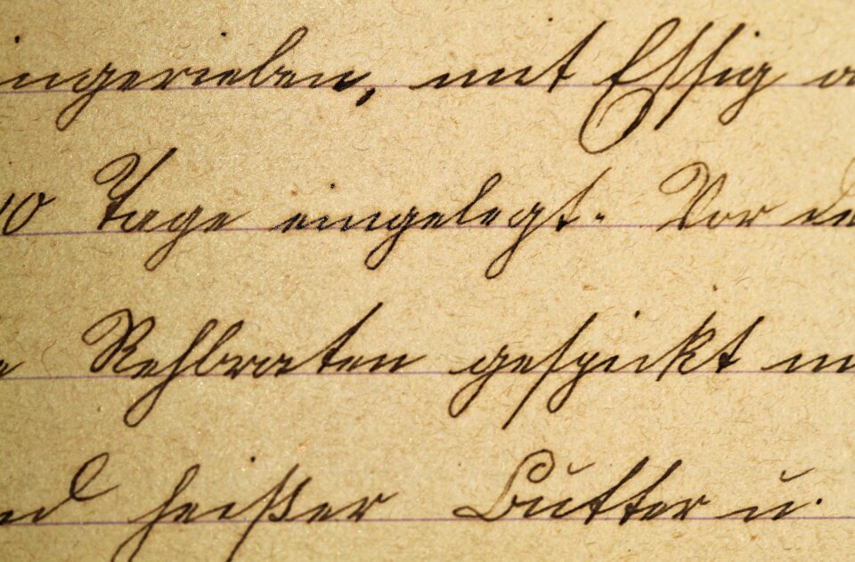 Vintage antique font