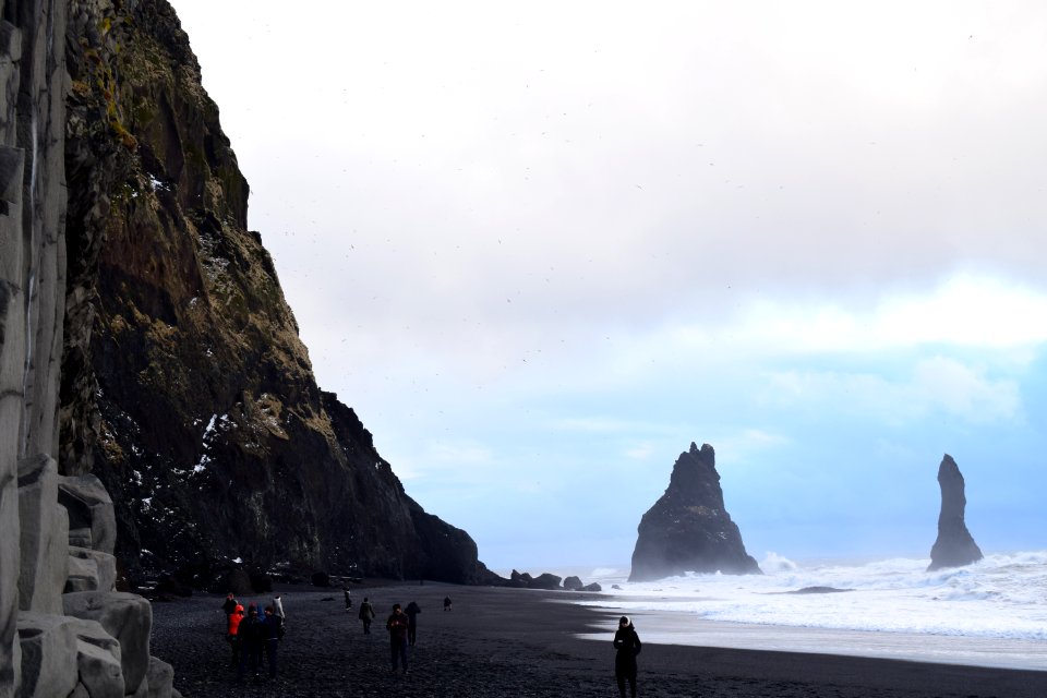 Icel, Reynisfjara black Sand,  beach