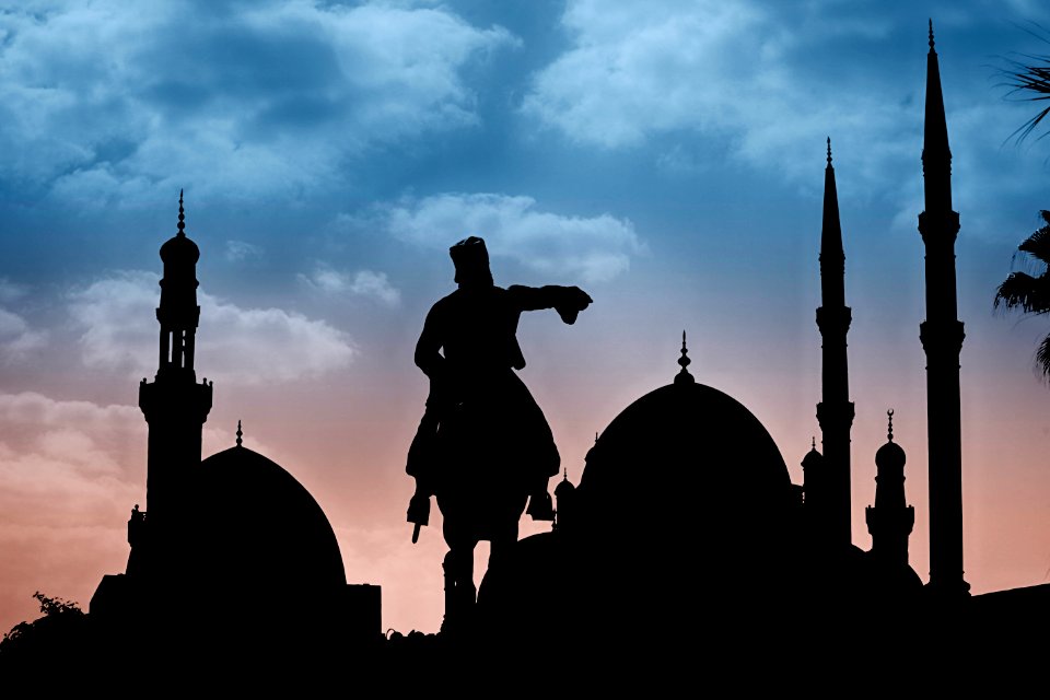 Egypt, Mosque of muhammad ali, Clouds