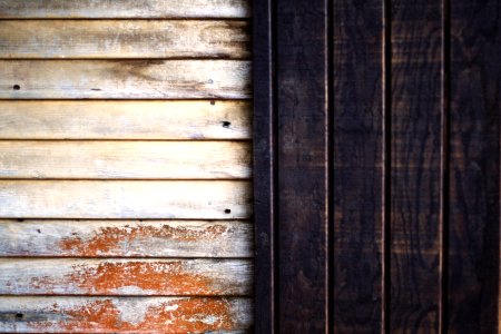 white and brown wooden panels