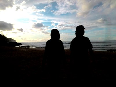 Pantai seruni, Indonesia, Beach love moment photo