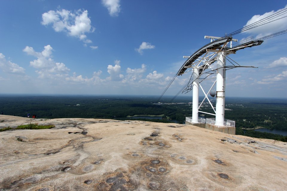 Stone mountain, United states, Blue sky