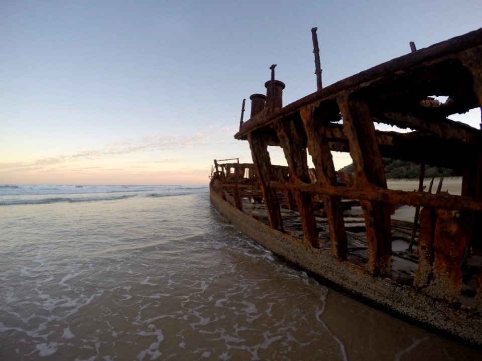 Australia, Maheno shipwreck, Fraser isl