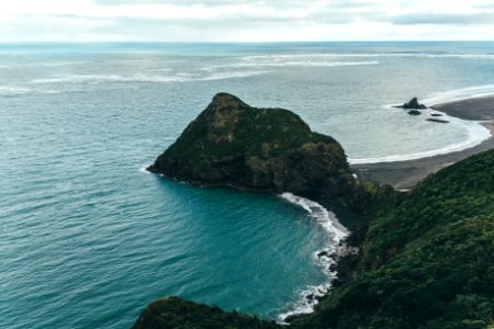 New Zealand, Whatipu beach, Water photo