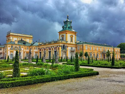 The palace and park architecture building