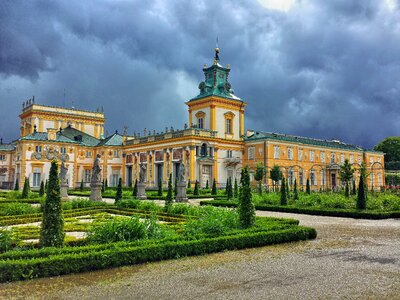 The palace and park architecture building photo