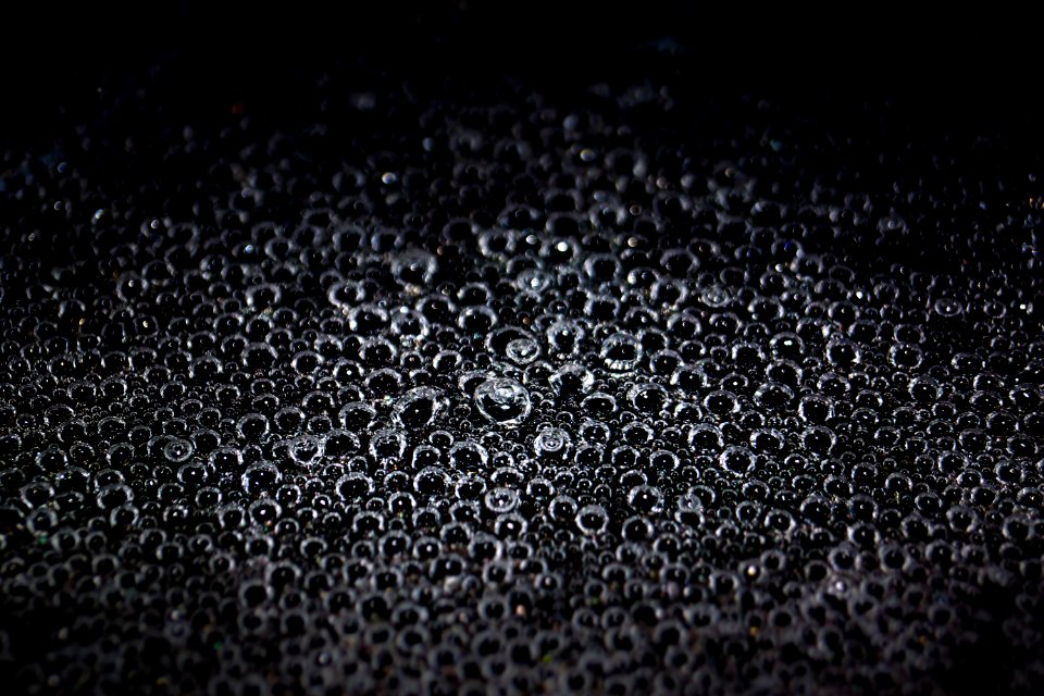 Bubbles, White, Metal