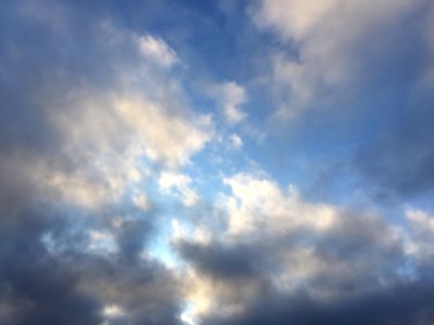 Calm, Skylight, Clouds