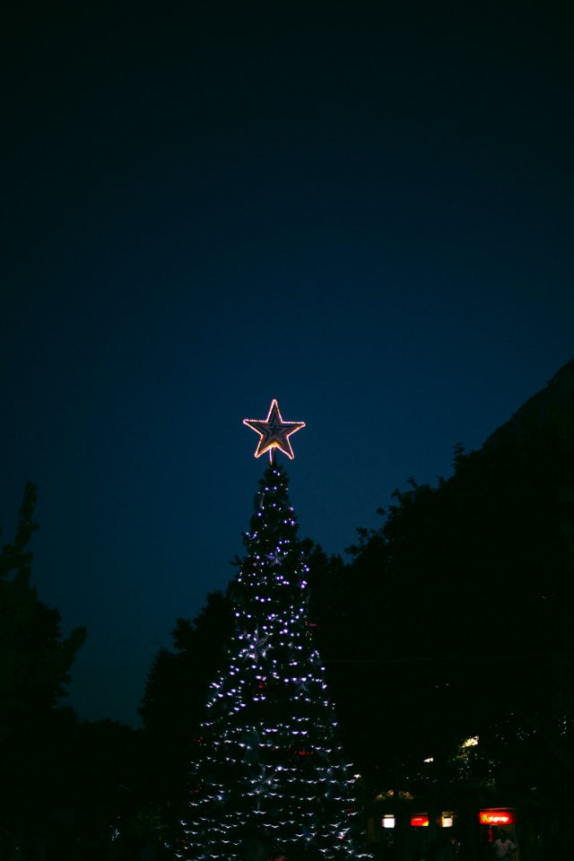 Star, Christmas, Lights
