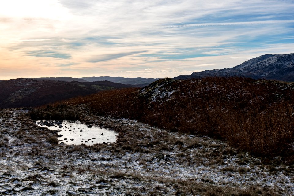 Lake district national park, United kingdom, Snow