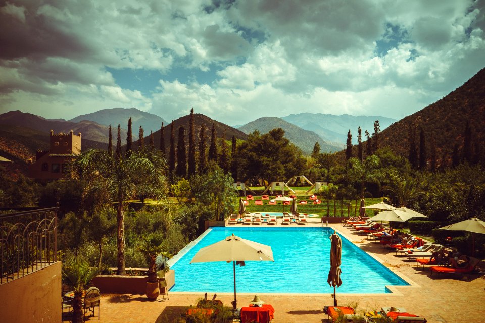 Morocco, Htel kasbah tamadot, Resort