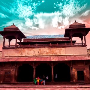 India, Jodha bai s palace, Fatehpur sikri photo