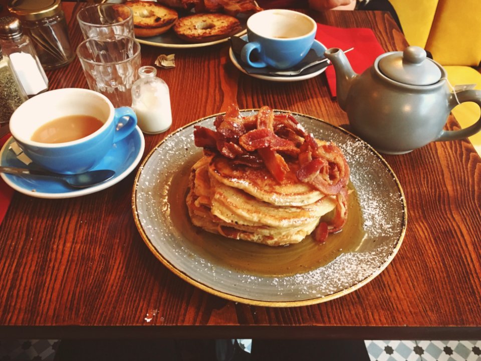 Food, Bacon, Pancakes