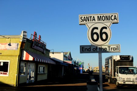 Santa monica boulevard, Los angeles, United states photo