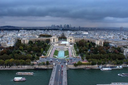 Paris, France, Eiffel tower view photo