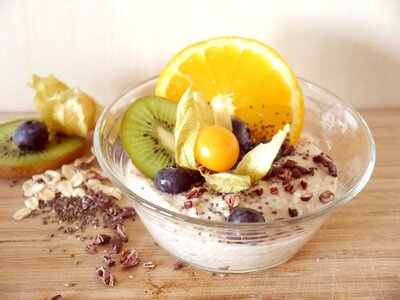 Vegan oatmeal chia