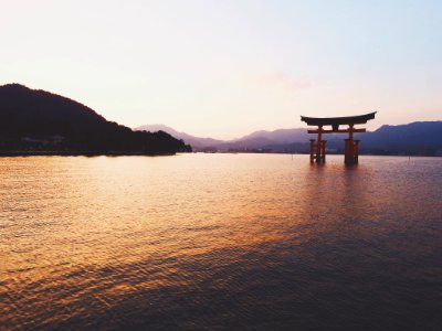 Japan, Itsukushima shrine, Hatsukaichi shi