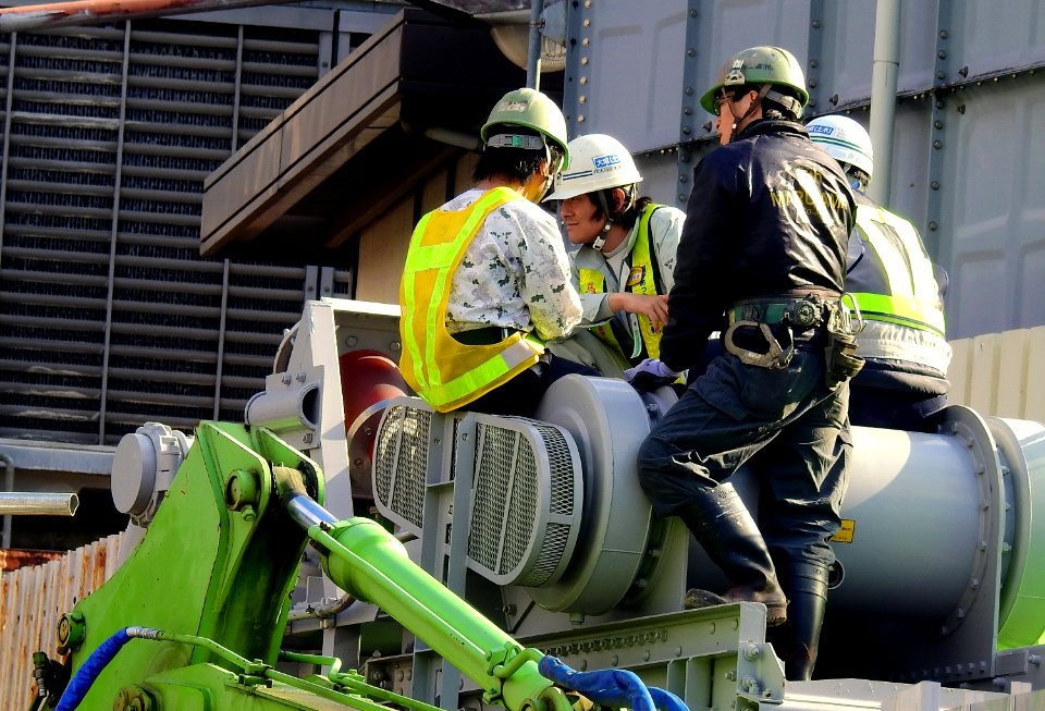 Japan, Shinjuku, Construction