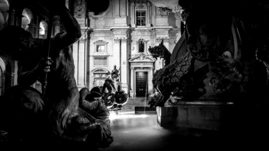 Loreto, Italy, Black  white